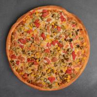پیتزا ناپولی سبزیجات ایتالیایی (دو نفره)