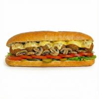 ساندویچ فلافل با قارچ و پنیر