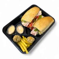 ساندویچ ژامبون مرغ (سرد)