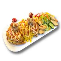 بشقاب دوبل چیز برگر