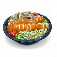 سالاد سزار با فیله سوخاری