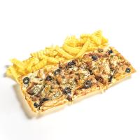 پیتزا فیتکس مرغ و شوید