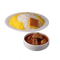 چلو خورشت قیمه بادمجان