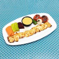 خوراک جوجه کباب مجلسی بدون استخوان با سبزیجات