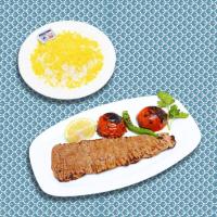 چلو کباب برگ مجلسی مزه