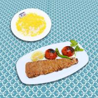 چلو کباب برگ ممتاز مزه