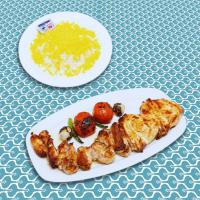 چلو جوجه کباب مخصوص مزه با استخوان