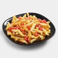 سیب زمینی سرخ کرده با پنیر چدار