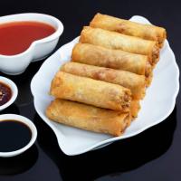 اسپرینگ رول سبزیجات (چهار عدد)