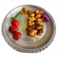 خوراک جوجه کباب زعفرانی با استخوان