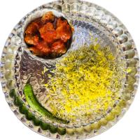 باقالی پلو با گوشت