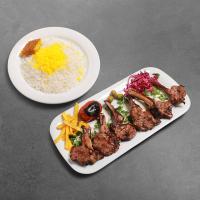 شیشلیک بره با برنج