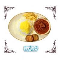 چلو خورش قیمه