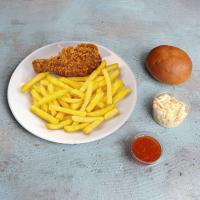 یک تکه ران مرغ