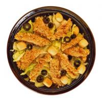 سالاد سزار با فیله مرغ سوخاری