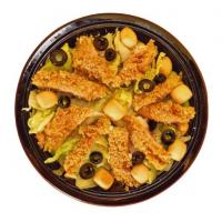 سالاد سزار با فیله مرغ سوخاری