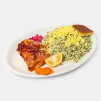 شوید باقالی پلو با مرغ سس پز