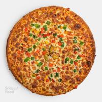 پیتزا قارچ و مرغ آمریکایی