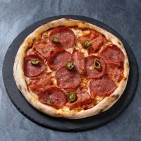 پیتزا دوپیو پپرونی ایتالیایی