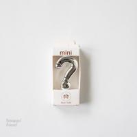 شمع عدد مینی نقره ای