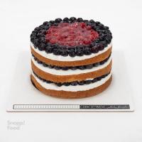 کیک میکس رزبری و بلوبری