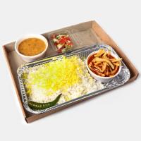 چلو خورشت قیمه سیب زمینی (گوساله)