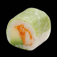 اسپرینگ رول مرغ سوخاری و آووکادو (شش تکه)