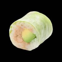 اسپرینگ رول تن پخته شده و آووکادو (شش تکه)
