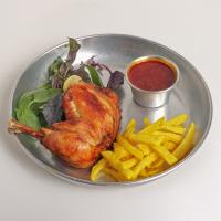 خوراک مرغ سرخ شده (ران)