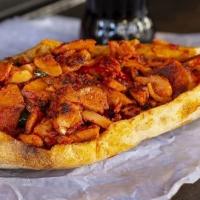 ساندویچ بندری آتیشی با قارچ وپنیر