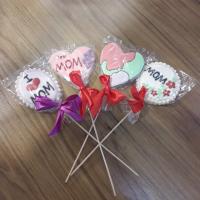 کوکی آیسینگ چوبی طرح روز مادر