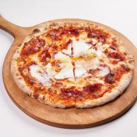 پیتزا تخم مرغ و ژامبون گوشت