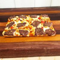 پیتزا استیک آمریکایی