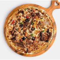 پیتزا سیر و استیک ایتالیایی