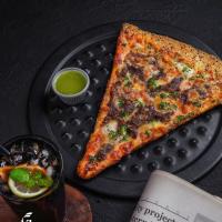 پیتزا سیر و استیک اسلایسی