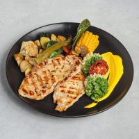 استیک مرغ همراه با مارچوبه