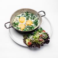 املت نرگسی اسفناج