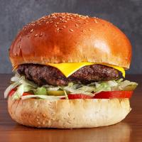 چیز برگر زغالی