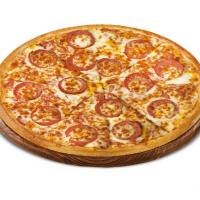 پیتزا پپرونی ساسج (دو نفره)
