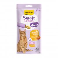 بستنی گربه جیم کت مدل duo با طعم مرغ و کدو تنبل 90 گرم