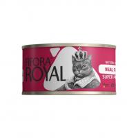 کنسرو نچرالدگربه فیفورا طعم گوشت گوساله و سبزیجات 120 گرم