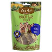 تشویقی سگ مدل Dog fast طعم گوش خرگوش و گوشت بره 55 گرم