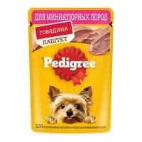 پوچ پته سگ پدیگری طعم گوشت گاو 80 گرم