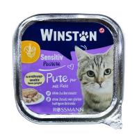 ووم گربه وینستون طعم بوقلمون و برنج 100 گرم