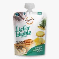 تشویقی پودینگ گربه Gnawlers مرغ و آناناس 100 گرم