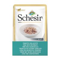 پوچ گربه بالغ schesir ماهی تن و آنکودی در ژله 85 گرم