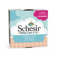 کنسرو بچه گربه schesir ماهی تن در موس 85 گرم