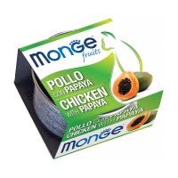 کنسرو گربه Monge Fruits مرغ و پاپایا 80 گرم