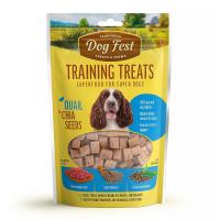 تشویقی سگ Dog Fest گوشت بلدرچین و دانه چیا 90 گرم