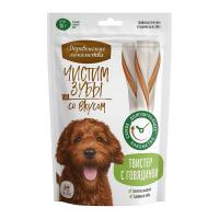 تشویقی دنتال سگ مدادی دور پیچ Dog Fest اردک 90 گرم